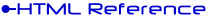 HTML Reference